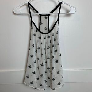Princess Vera Wang Sheer Angelfish Tank Top